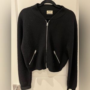 Acne Studios sweater bomber jacket